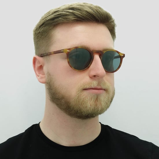 Oliver peoples gafas de sol redondas para hombre Semi Matt Havana Indigo photochrome - Image 5