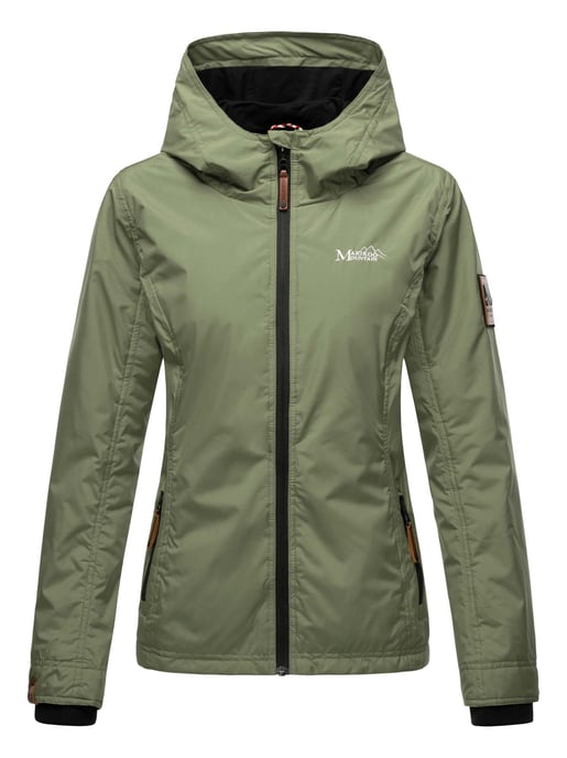 Marikoo chaqueta de entretiempo mujer – Brombeere ligera con capucha - Image 2