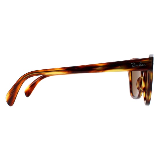 Ray-Ban RB0707S 954/33 gafas de sol a rayas havana marrón - Image 4