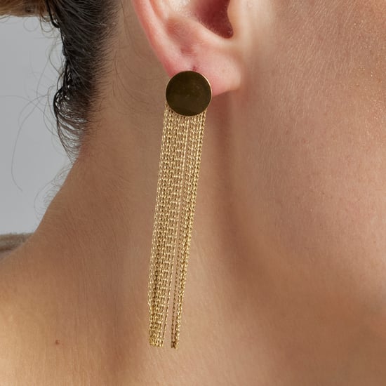 Pendientes Luxenter acabados en rodio - Dencel - Image 3