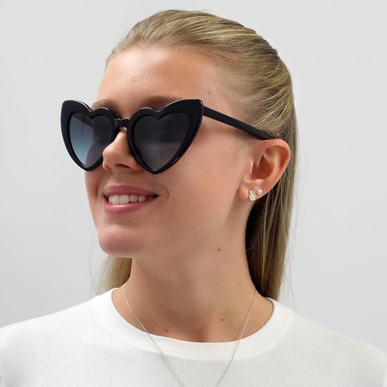 Gafas de sol Cat Eye para mujer en negro y azul degradado de Saint Laurent - Image 5