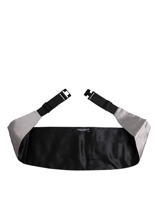 Cinturón de Cummerbund para Hombre en Gris de Dolce & Gabbana 100% Seda - Image 4