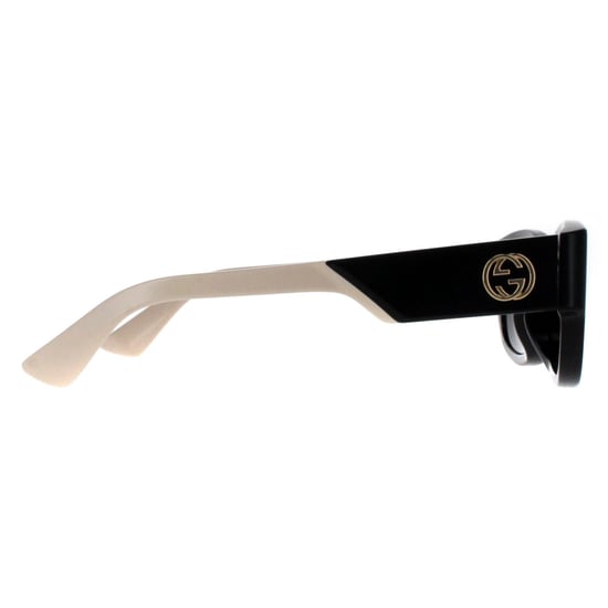 Gucci Cuadrado Mujer Negro con Gris Marfil GG1667SK - Image 4