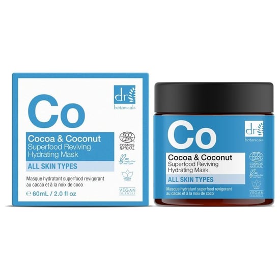 Dr. Botanicals Mascarilla hidratante revitalizante de superalimentos de cacao y coco, 60 ml. - Image 1