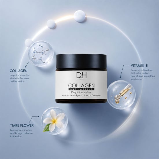 Dr H Crema hidratante de día antiedad con colágeno 60 ml - Image 3
