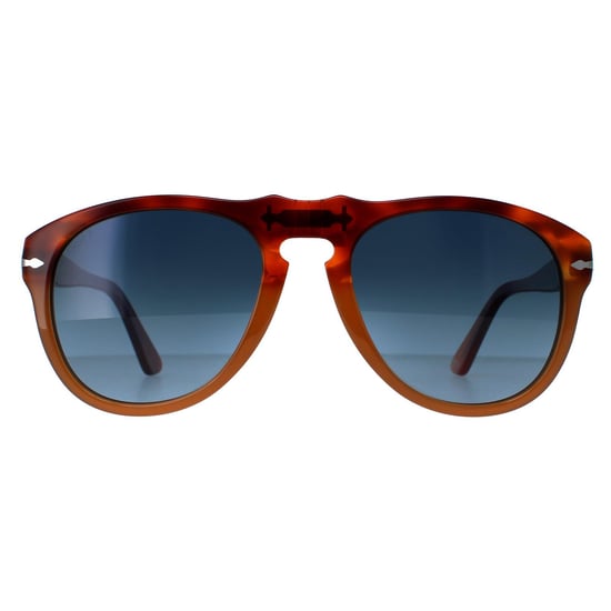 Persol Gafas de Sol 0649 1025S3 Resina E Venta Marrón Azul Polarizado 54mm - Image 1