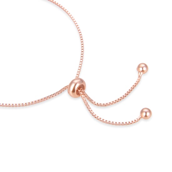 Pulsera Luxenter jusit de plata de ley 925 y circonita multicolor con acabado en baño oro rosa de 18 quilates - Image 5
