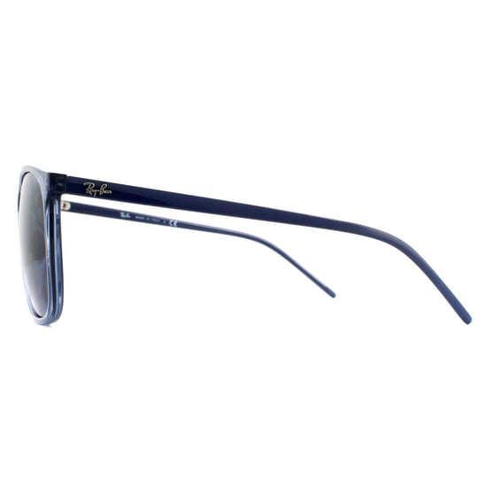 Gafas de sol Ray-Ban Square para hombre en azul transparente con degradado azul - Image 3