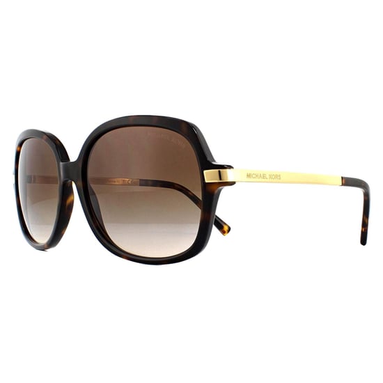 Gafas de sol Michael Kors Square de mujer en degradado marrón dorado y carey oscuro - Image 2