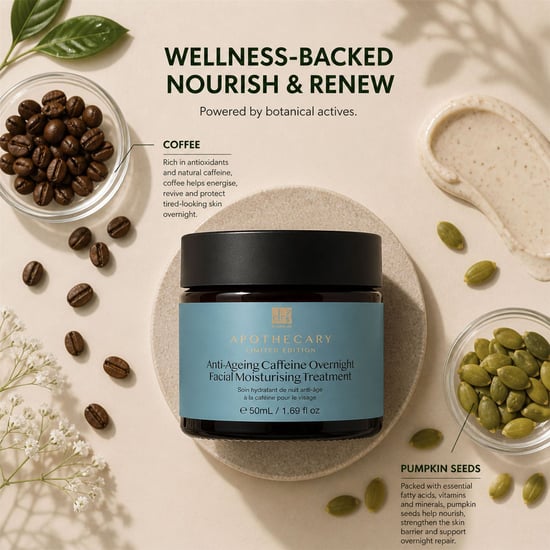 Dr. Botanicals Tratamiento facial hidratante nocturno antiedad con cafeína 50 ml - Image 2