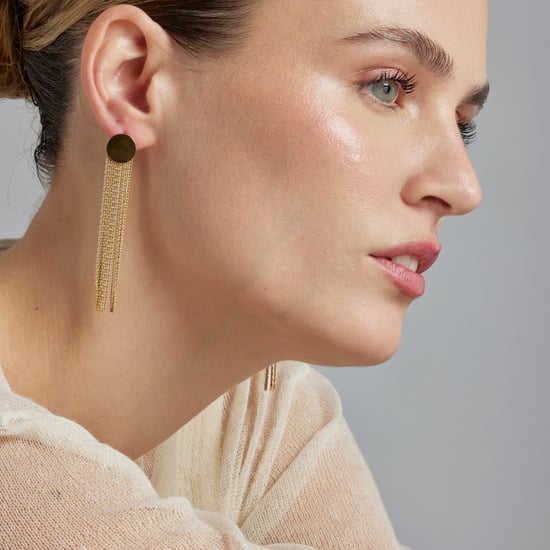 Pendientes Luxenter acabados en rodio - Dencel - Image 2