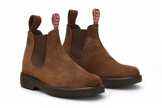 Botas Chelsea de piel de ante marrón rústico Rossi 303 Endura - Image 3