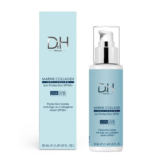 Dr H Protector solar antiedad con colágeno marino SPF 50, 50 ml. - Image 1