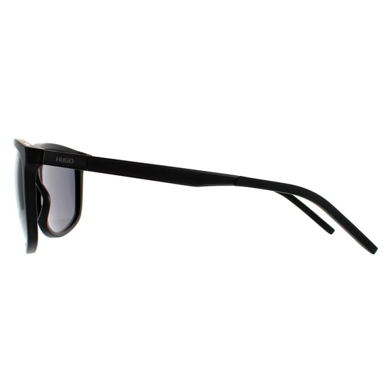 Hugo de Hugo Boss Gafas de Sol Rectangulares para Hombre en Negro Mate y Gris - Image 3