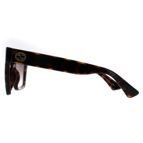 Gafas de sol Gucci Square para mujer en marrón habana con degradado GG1714S - Image 3