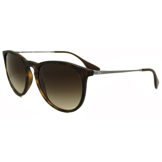 Gafas de sol Ray-ban redondas de mujer de goma havana marrón degradado - Image 2