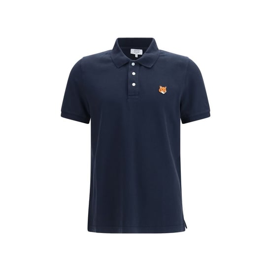 Camisa Polo de Algodón Azul Maison Kitsuné - Image 1