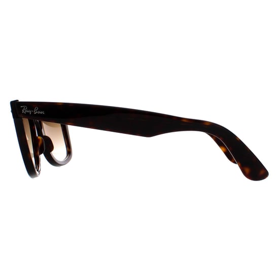 Gafas de sol Ray-ban rectangulares unisex en degradado marrón habana - Image 3