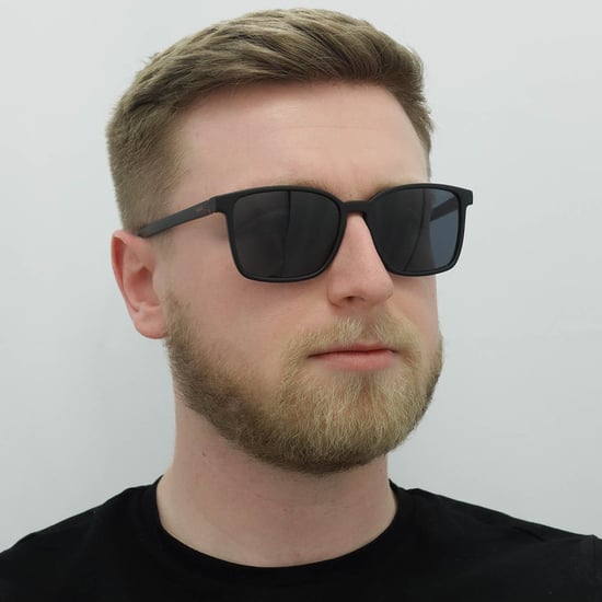 Gafas de sol Hugo by Hugo Boss Square Hombre negro mate gris - Image 5