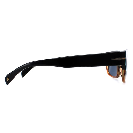 David Beckham DB7035/S 37N KU negro cuerno azul gafas de sol - Image 4