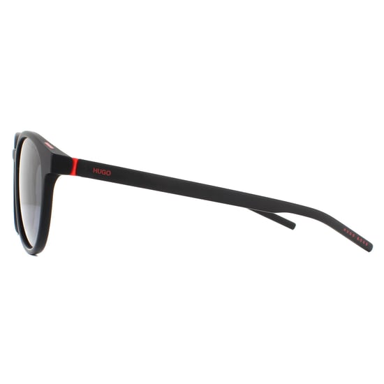 Gafas de sol Hugo by Hugo Boss Round Hombre negro mate gris - Image 3