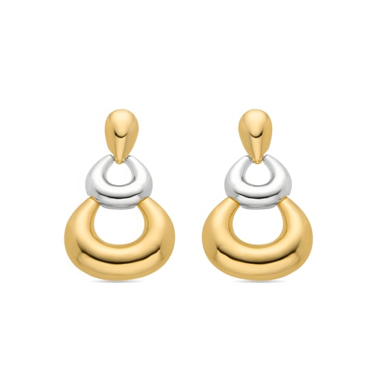 Pendientes Luxenter Aured acabados en oro amarillo 18k - Image 1