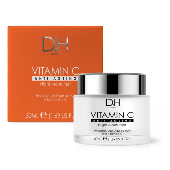 Dr H Crema hidratante de noche antiedad con vitamina C 50 ml - Image 1