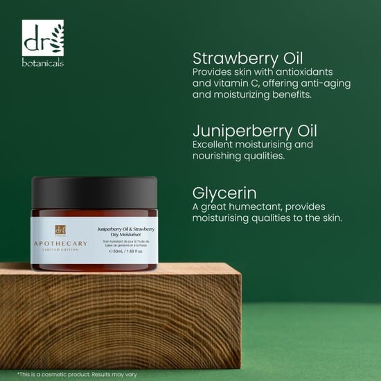 Dr. Botanicals Crema hidratante de día antiedad con aceite de enebro y fresa 50 ml - Image 2