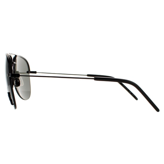 Gafas de sol unisex aviador Saint Laurent negras y grises - Image 3