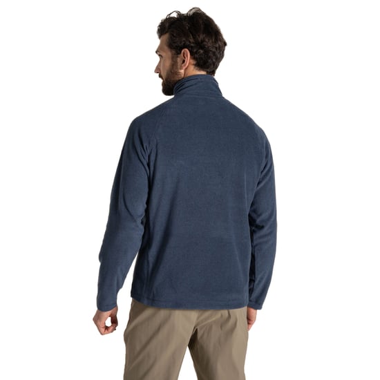 Craghoppers Mens Corey VI Half Zip Fleece Top (Navy Marl) - Image 3
