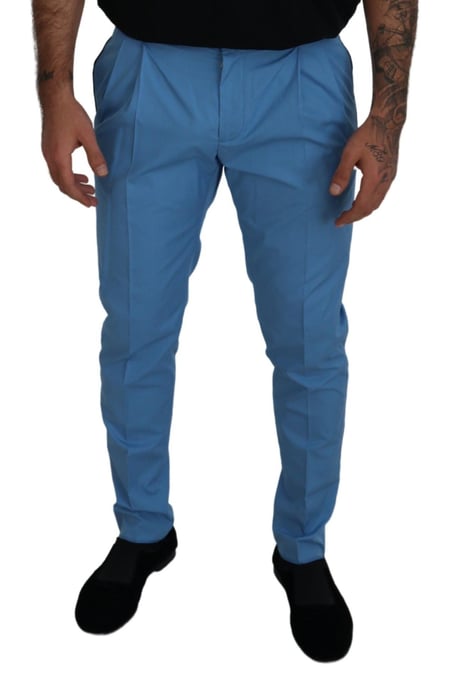 Pantalones plisados azul claro - Image 2