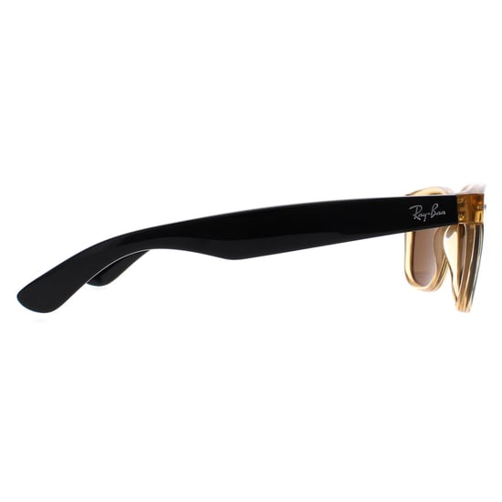 Ray-ban rectángulo unisex miel cristal marrón polarizado gafas de sol new wayfarer rb2132 - Image 4