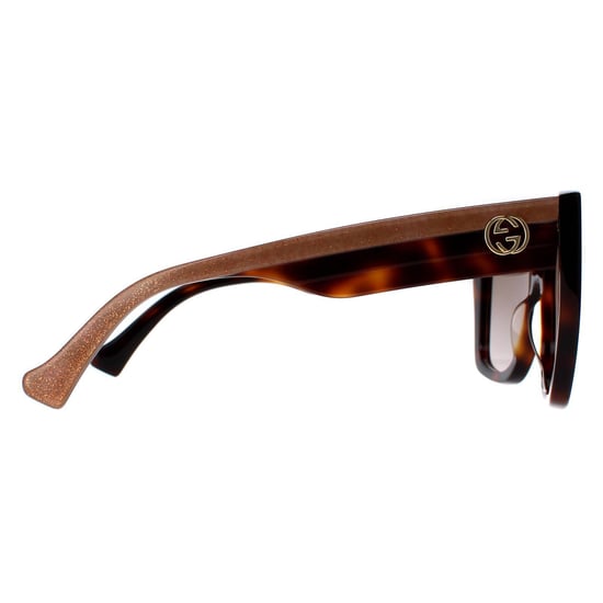 Gafas de sol Gucci GG1300S 003 havana cristal degradado marrón - Image 4
