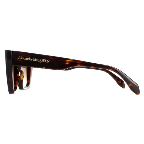 Alexander McQueen Cat Eye Señoras Habana Oscuro Marrón Gradiente AM0299S - Image 3