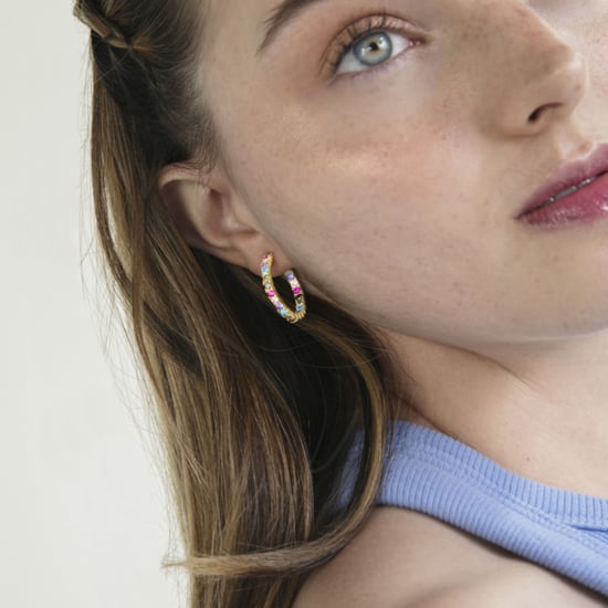 Pendientes Luxenter de Plata de Ley 925 con Circonita Multicolor acabados en oro amarillo de 18K - Azarlo - Image 2