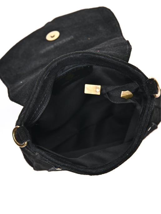 Anna Luchini Negro Bolso de cuero - Image 4