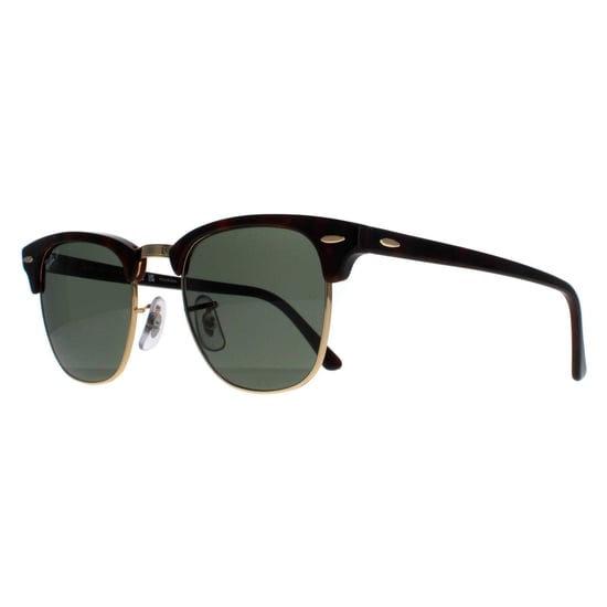 Gafas de sol Rayban Clubmaster 3016 990/58 Rojo Habana Verde Polarizadas Grandes 51mm - Image 2