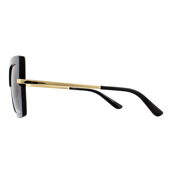 DOLCE & GABBANA Gafas de sol DG4373 32468G TOP Negro Sobre Negro Transparente Gris degradado - Image 3
