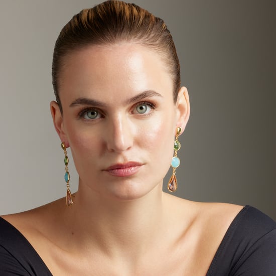 Pendientes Luxenter Sitin acabados en oro amarillo 18k - Image 5