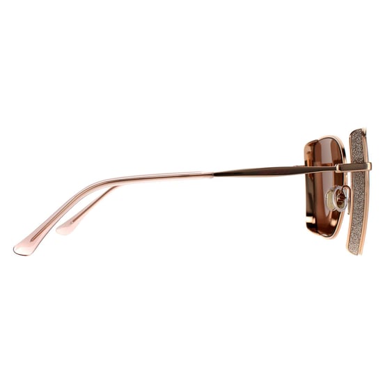 Jimmy Choo Alexis DDB SQ gafas de sol de oro rosa - Image 4