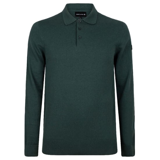Presly & Sun Sweater Brad Polo de punto de manga larga Verde - Image 1