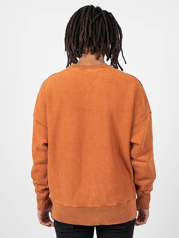 Sudadera Champion Hombre Naranja
