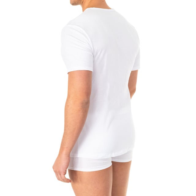 Camiseta manga corta cuello en pico A040X hombre