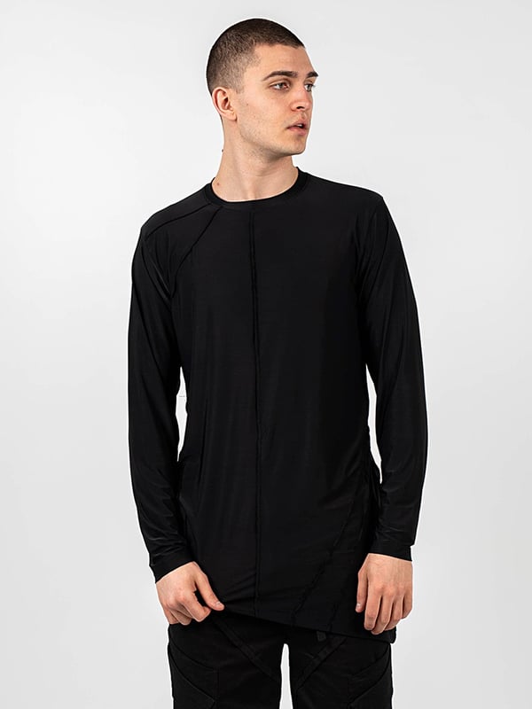La Haine Inside Us Camiseta de manga larga Lucido Hombre Negro