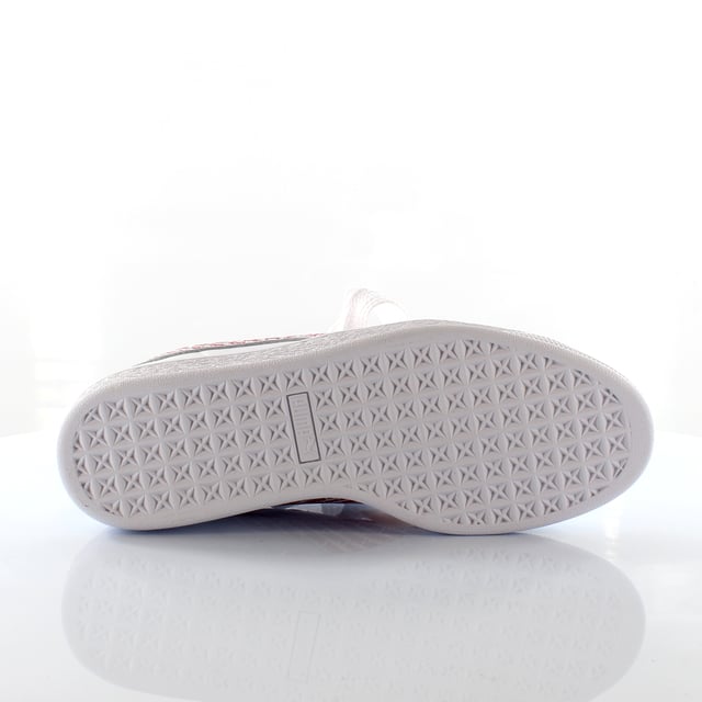 Puma basket heart hombre plata hotsell