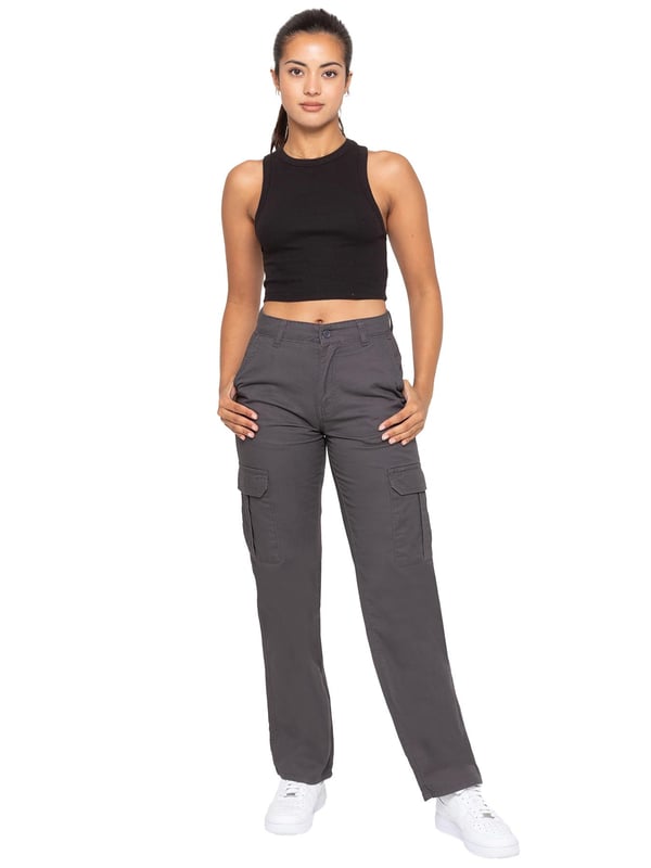 Vaqueros pierna recta mujer deals