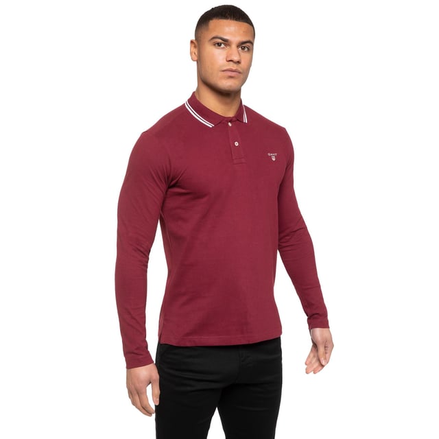Gant polos manga larga deals