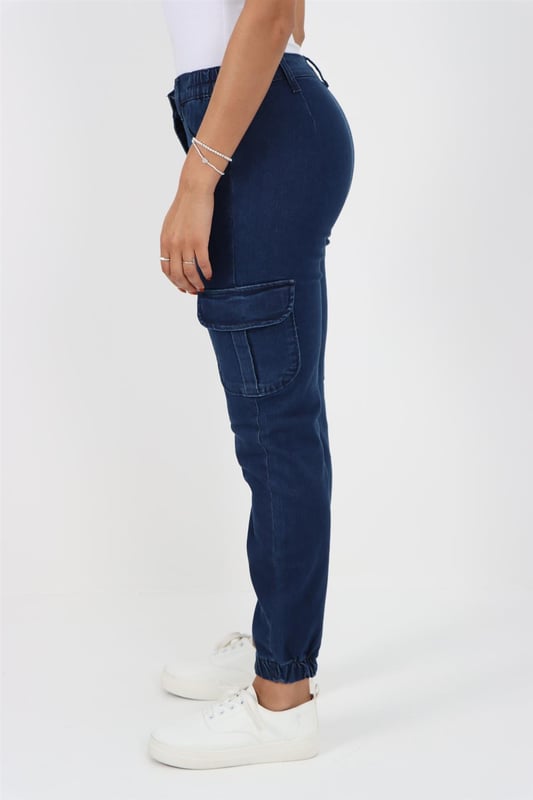 Pantalones vaqueros con puño mujer 2025