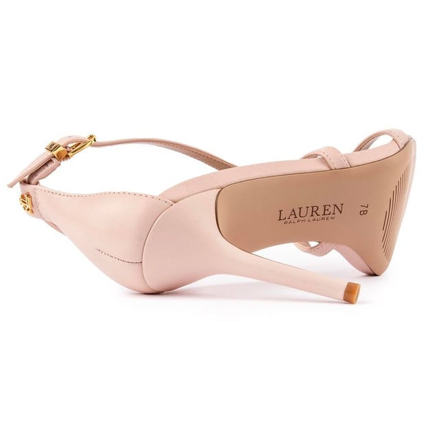 Sandalias doradas ralph lauren store