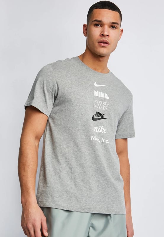 Camiseta nike gris hombre store
